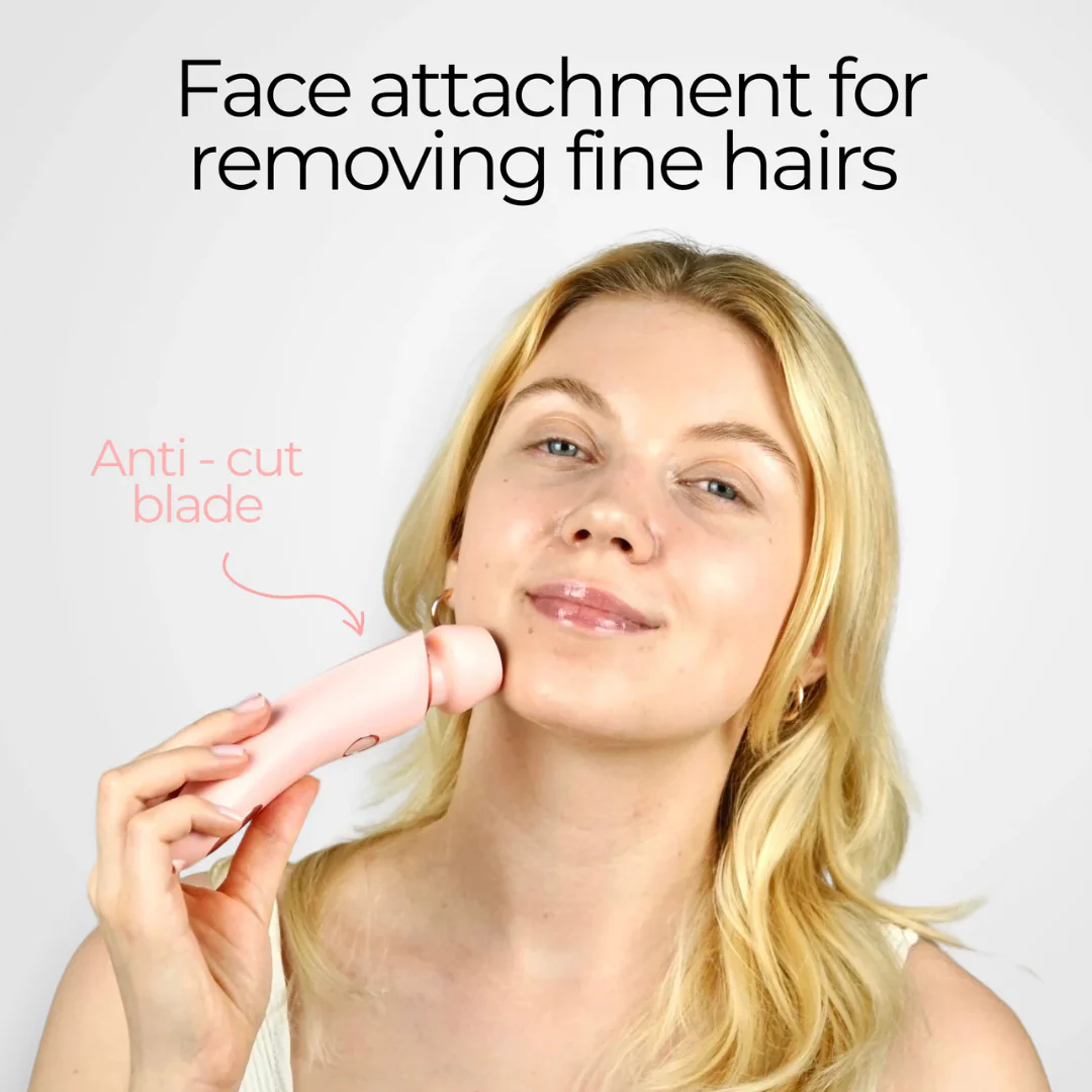 2 In 1 Hair Removal Epilator USB Rechargeable Trimmer Women Body Razor Face Leg Armpit Bikini Hand Pubic Shaver Hair Remover